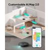 imageeufy X8 Pro Robot Vacuum SelfEmpty Station TwinTurbine 2X 4000 Pa Suction 45 Days HandsFree Cleaning iPath Laser Pet Hair Deep Clean on Carpet Smart Cleaner for Home with PetsX8 Pro
