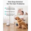 imageeufy by Anker N930 Pet Grooming Kit with Vacuum 5in1 Strong Suction 45L Large Capacity Dust Box Hair Trimmer Unisex Low Noise Deshedding Trimmers Nozzle Cleaning Brush for Dogs