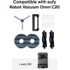 imageeufy Accessory Kit for Robot Vacuum Omni C20 2 Side Brushes 2 Washable Filters 1 Rolling Brush 1 Brush Guard 2 Mop Pads