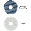 imageeufy Accessory2 Washable Vacuum Mop Cloths Compatible X10 Pro Omni X9 Pro Washable and Reusable Soft Mopping Pad Parts Accessories