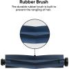 imageeufy AccessoryReplacement Rubber Roller Brush and Replacement Brush Guard Compatible with eufy X10 Pro Omni