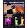 imageeufy Outdoor String Lights E10 96ft with 30 Smart RGBWW LED Bulbs Endless AI Light Themes for Christmas Decorations IP65 Waterproof for Patio Fence Balcony Link with Cameras Voice ampamp App Control