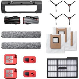 imageeufy Replacement Parts Kit for E28E25 Side Brush Filter Rolling Brush for Robovac Dustbag Roller Mop Dirty Water Reservoir Filter Compatible