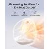 imageeufy Security Heated Breast Pump HandsFree E20 Wearable with Innovative HeatFlow 3 Heat Levels Optimized Rhythm via App HospitalGrade Suction Leakproof UltraSlim and Quiet for inBra UseHeated Breast Pump E20
